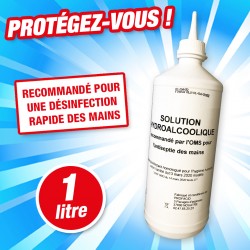 Solution hydroalcoolique Outiror 1 litre