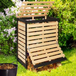 Composteur 400 litres, Bac à compost Thermo Wood - OOGarden