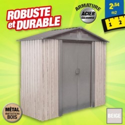 outiror Abri metal WoodTouch 2 54m 207601210046