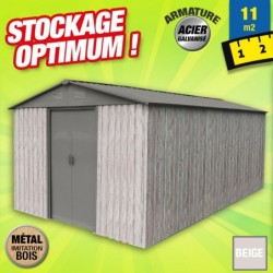 outiror Abri metal WoodTouch 11m 207601210050