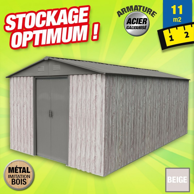 outiror Abri metal WoodTouch 11m 207601210050 outiror Abri metal WoodTouch 11m 207601210050