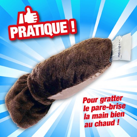 MOUFLE GRATTOIR DE PARE BRISE GRAND CONFORT