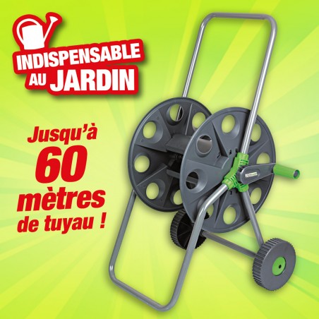 DÉVIDOIR SUR ROUES VIDE, CAPACITÉ 40M 15MM
