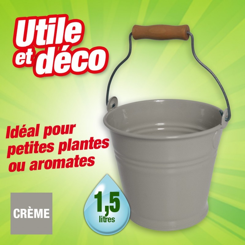 outiror-seau-1-5L-ethan-creme-37211 outiror-seau-1-5L-ethan-creme-37211