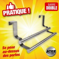 outiror porte serviette 2 barres