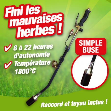 outiror : desherbeur thermique simple buse avec accessoires outiror : desherbeur thermique simple buse avec accessoires