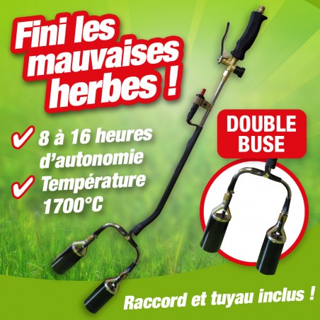 outiror : desherbeur thermique double buse avec accessoires outiror : desherbeur thermique double buse avec accessoires