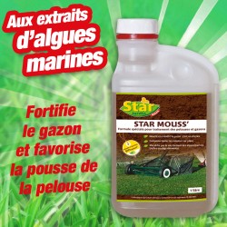 outiror star mousse pelouse au extraits d'algues marines