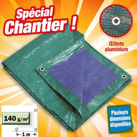 outiror bache lourde 140gr 2x3m 111010180009 outiror bache lourde 140gr 2x3m 111010180009