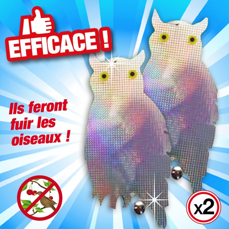 jardin épouvantail hibou tête rotative à 360 ° pour effrayer les oiseaux cour pour patio 1 pièce Hibou ailé avec son 1pcs fausse chouette pour extérieur protection contre les oiseaux 