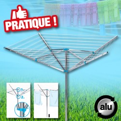 outiror - séchoir parapluie alu