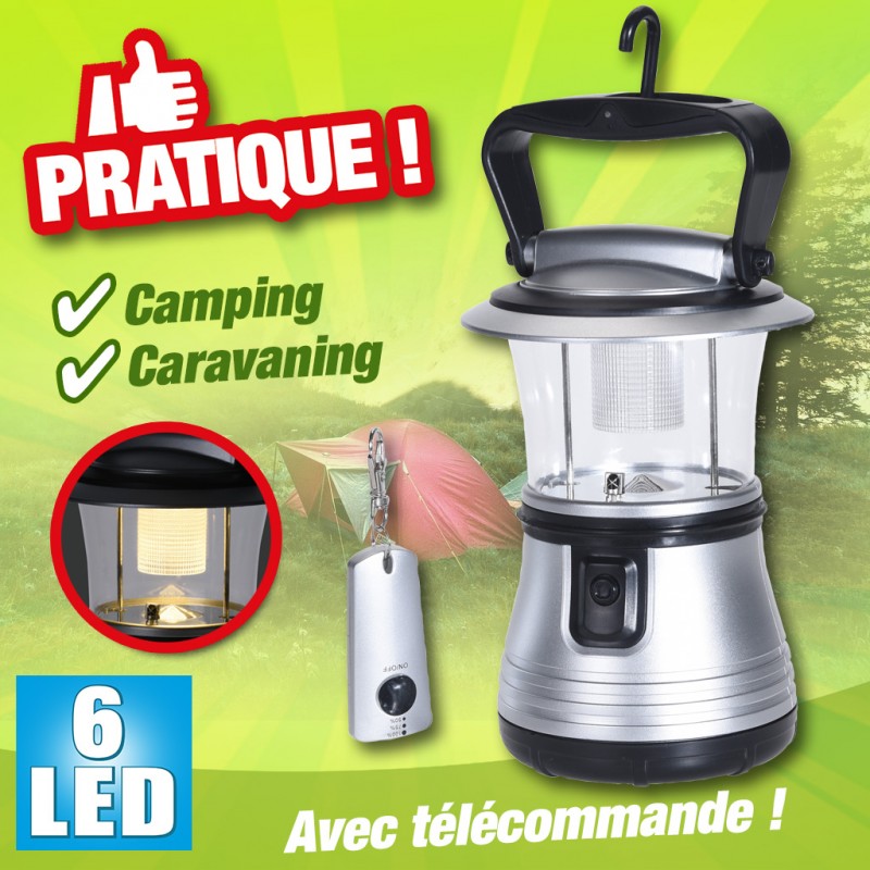outiror - lampe de camping - 6 led 3 watts