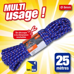 outiror - corde, multi usage, 25 mètres