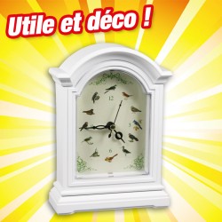 Horloge Déco "Chants d'oiseaux"