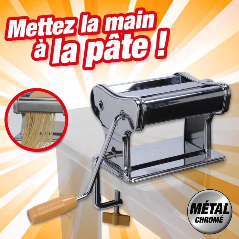 outiror-machine-a-pates-metal-chrome-125201190083 outiror-machine-a-pates-metal-chrome-125201190083