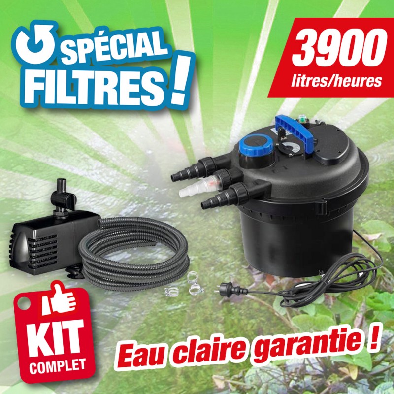 Outiror - Kit de filtration bassin sous pression BIOPRESSURE II 10000 PlusSet