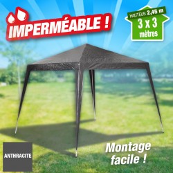 Outiror - Tente de jardin 3x3x2.5m