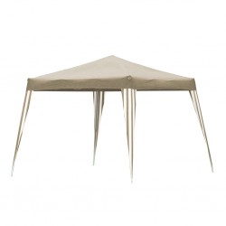 Outiror - Tente de jardin pliable couleur taupe