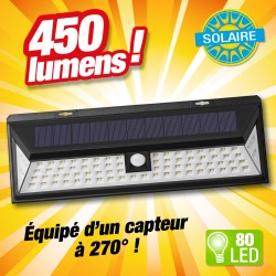 outiror - Projecteur solaire 80 LED - 1