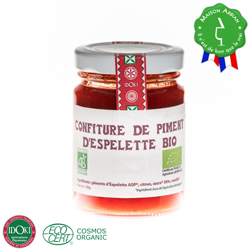 Confiture de piment d'Espelette Bio Confiture de piment d'Espelette Bio