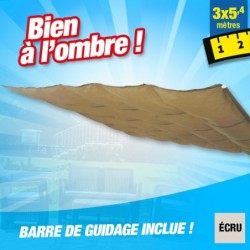 outiror Toile ombrage CouvTerrasse 3x5 4 m ecru 176009190082