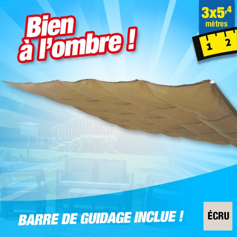 outiror Toile ombrage CouvTerrasse 3x5 4 m ecru 176009190082 outiror Toile ombrage CouvTerrasse 3x5 4 m ecru 176009190082