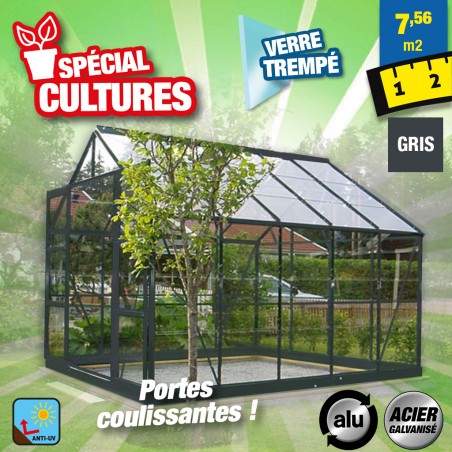 outiror Serre jardin verre trempe Sekurit 108 76m2 176009190066 outiror Serre jardin verre trempe Sekurit 108 76m2 176009190066
