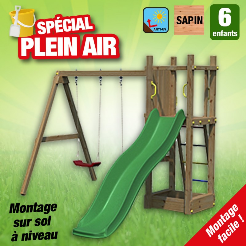 outiror Aire de jeu Margote Toboggan balançoires 176009190054 outiror Aire de jeu Margote Toboggan balançoires 176009190054