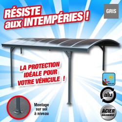 outiror Carport Aluminium 14 5m2 176009190008