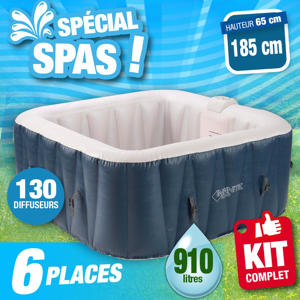 HTTPS: OUTIROR.COM IMG P 1 0 7 2 8 10728.JPG Spa Ubbink INFINITE SPA CHAMPION 185x185x65cm