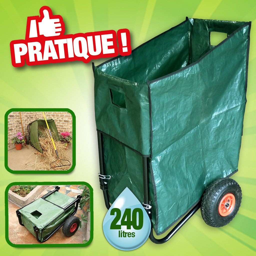 HTTPS: OUTIROR.COM IMG P 2 5 1 0 2510.JPG Sac de jardin sur roue 240 litres
