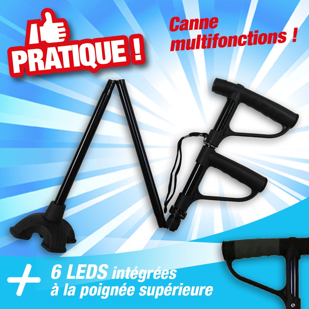 HTTPS: OUTIROR.COM IMG P 2 5 5 8 2558.JPG Canne double poign&eacute;e ajustable