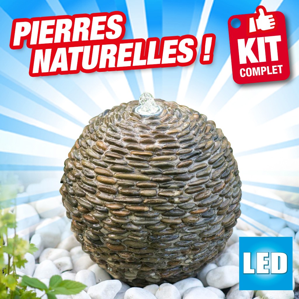 HTTPS: OUTIROR.COM IMG P 5 9 7 3 5973.JPG Fontaine de jardin en pierre naturelle Trente marron