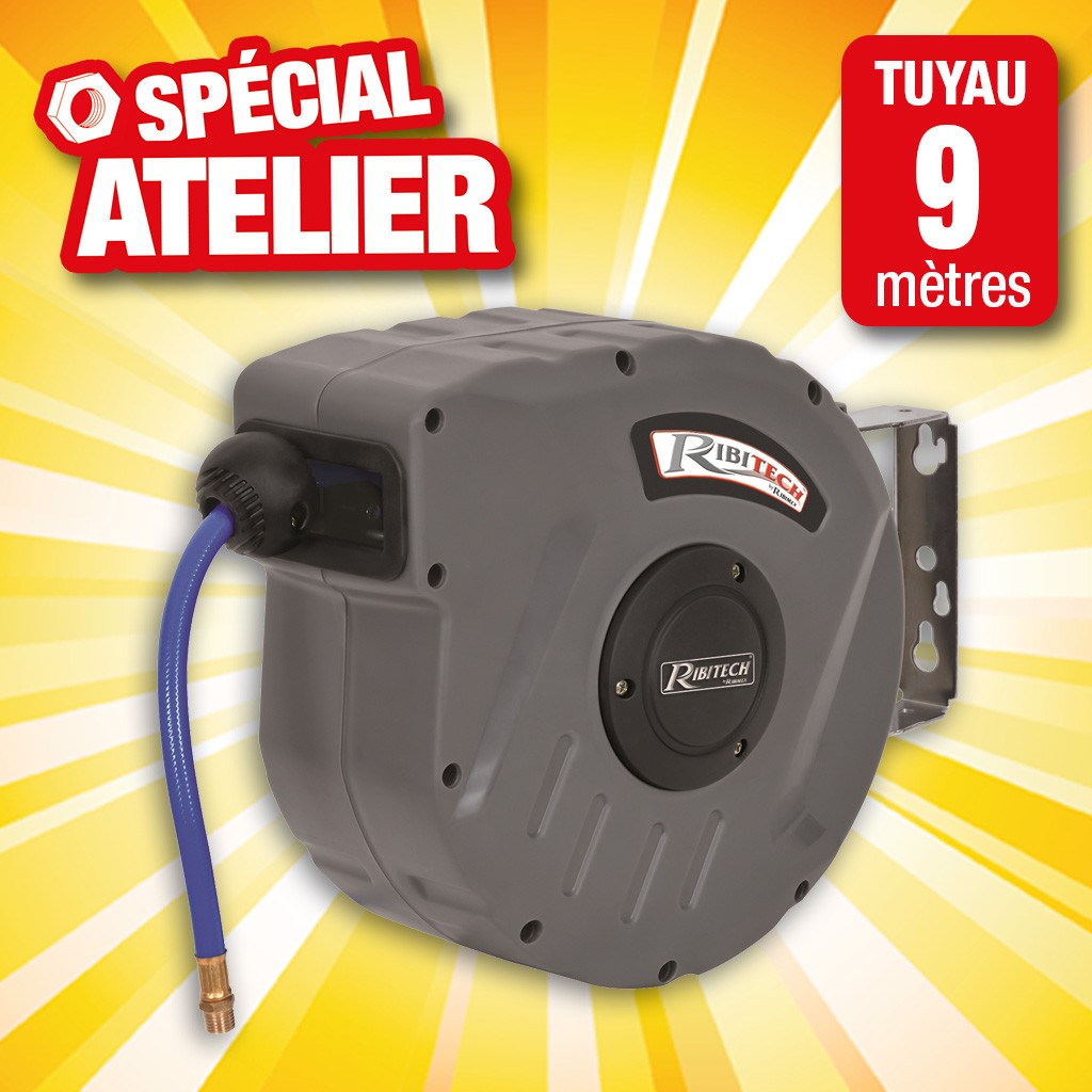HTTPS: OUTIROR.COM IMG P 6 7 3 4 6734.JPG Enrouleur d&eacute;vidoir Automatique &agrave; air 9 m