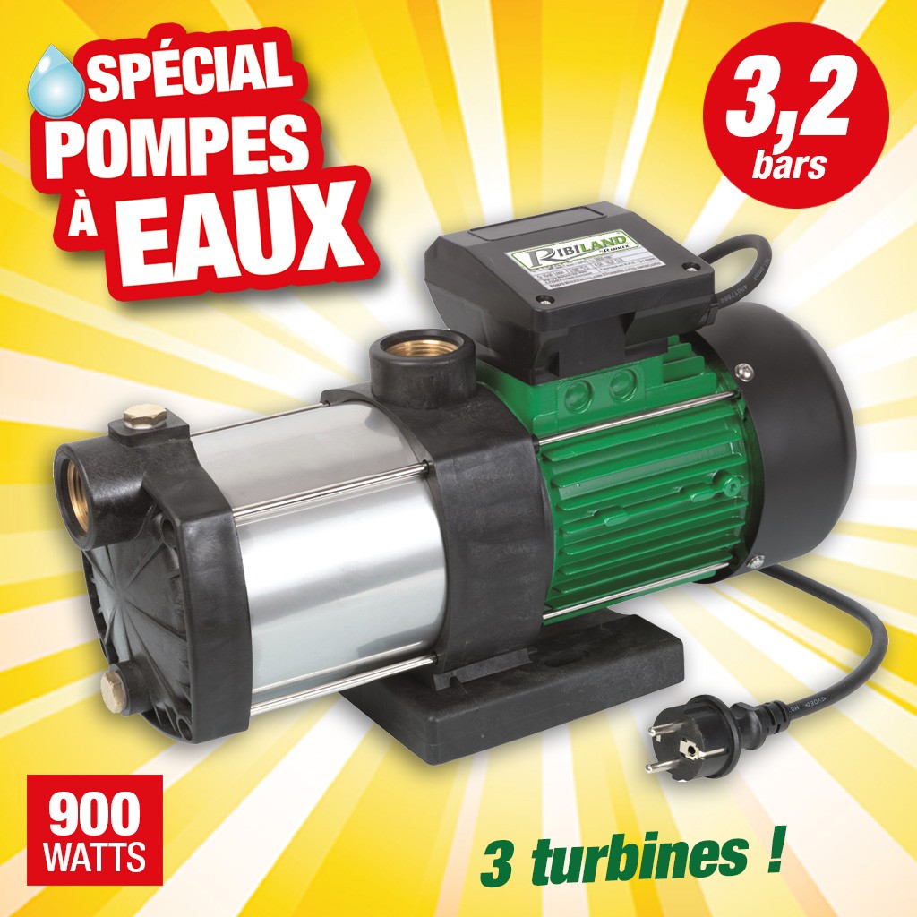 HTTPS: OUTIROR.COM IMG P 7 1 7 0 7170.JPG Pompe Jet 3 turbines monophas&eacute;e - Ribiland