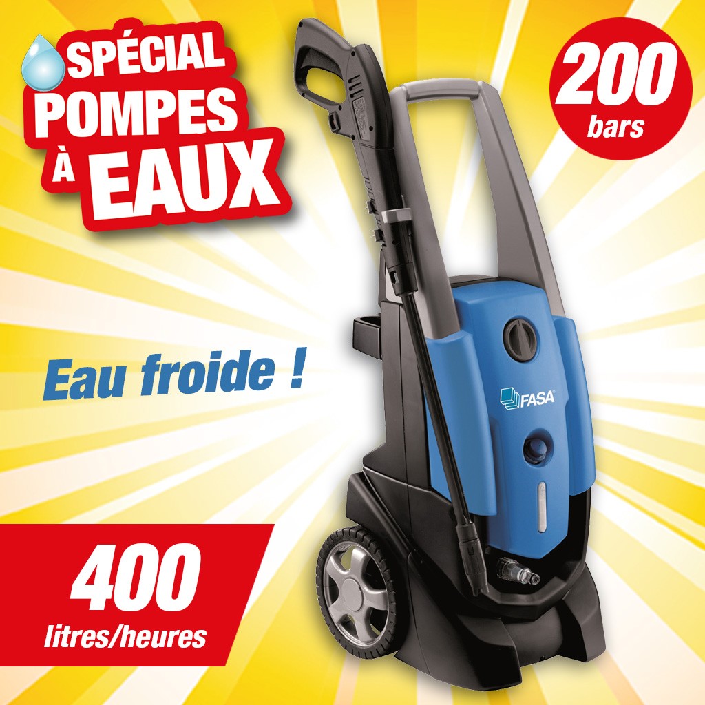 HTTPS: OUTIROR.COM IMG P 7 2 2 7 7227.JPG Nettoyeur haute pression 140 bar 400 litres/heure pour voiture, v&eacute;lo, terrasse, jardin 