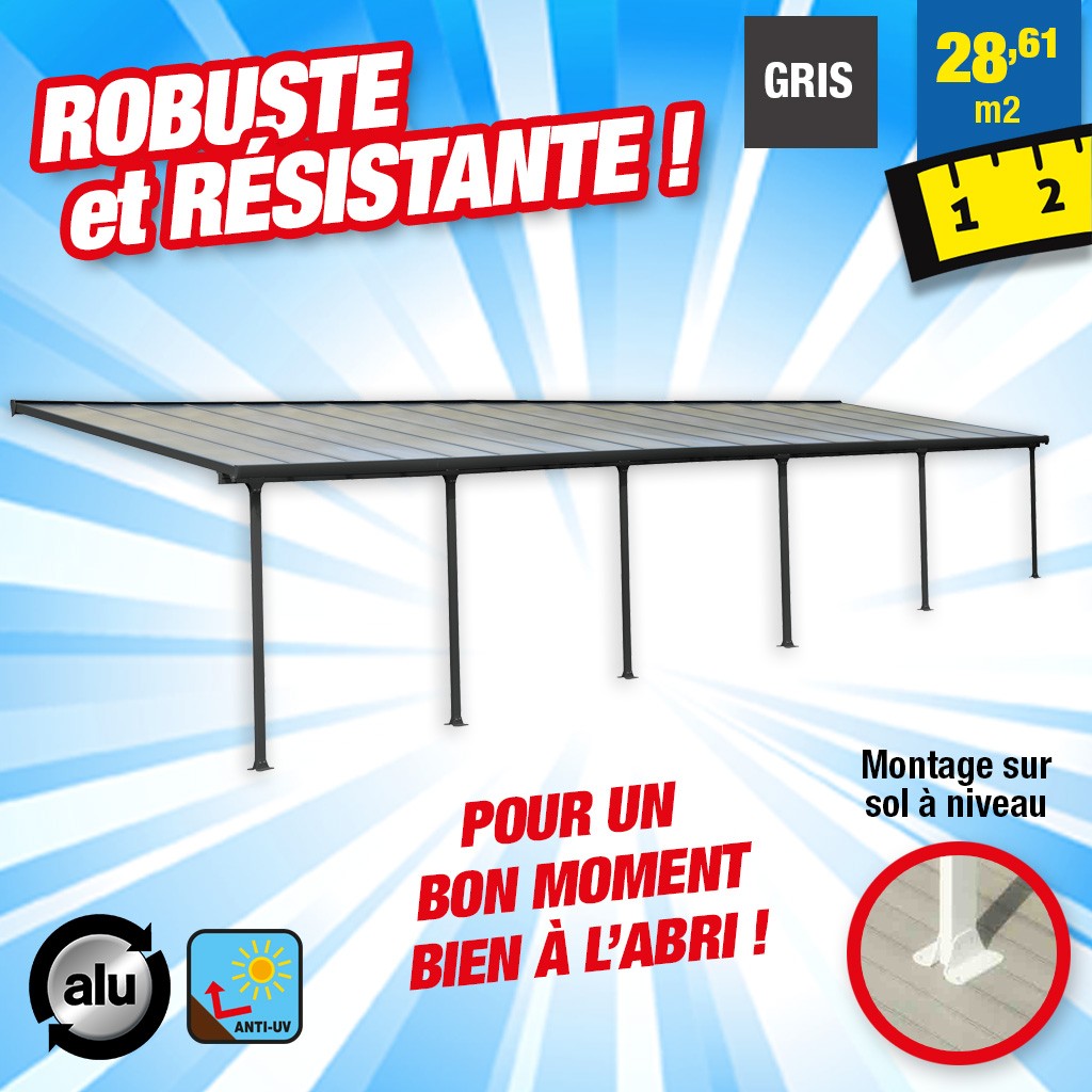 HTTPS: OUTIROR.COM IMG P 9 2 9 7 9297.JPG Canopia, Pergola Aluminium Patio Grise (300x970) Feria