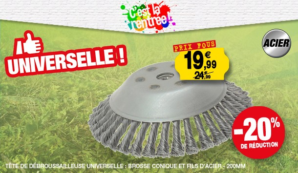 tete débroussailleuse
